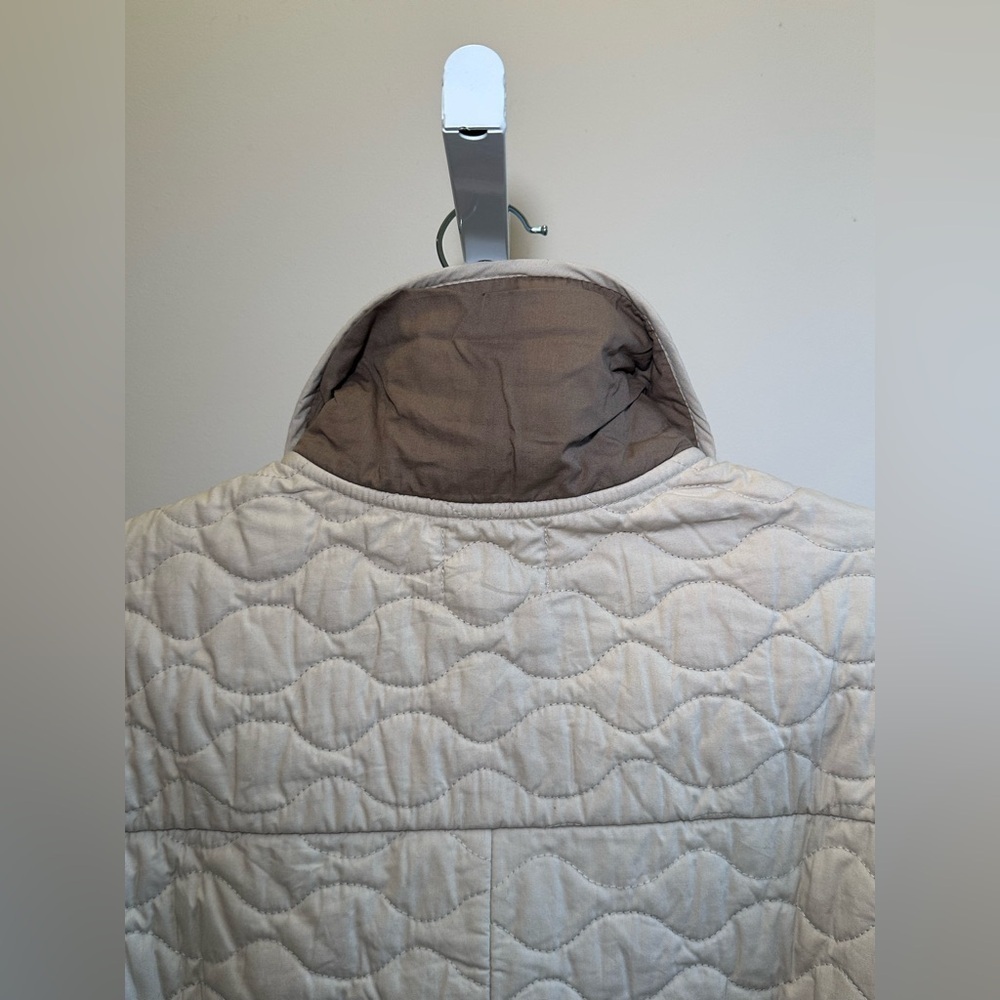 MATE the Label Organic Cotton Quilted Chore Jacket • XS • NWT • Natural - Picture 5 of 12